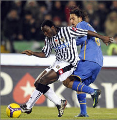 Kwadwo Asamoah of Ghana and Udinese